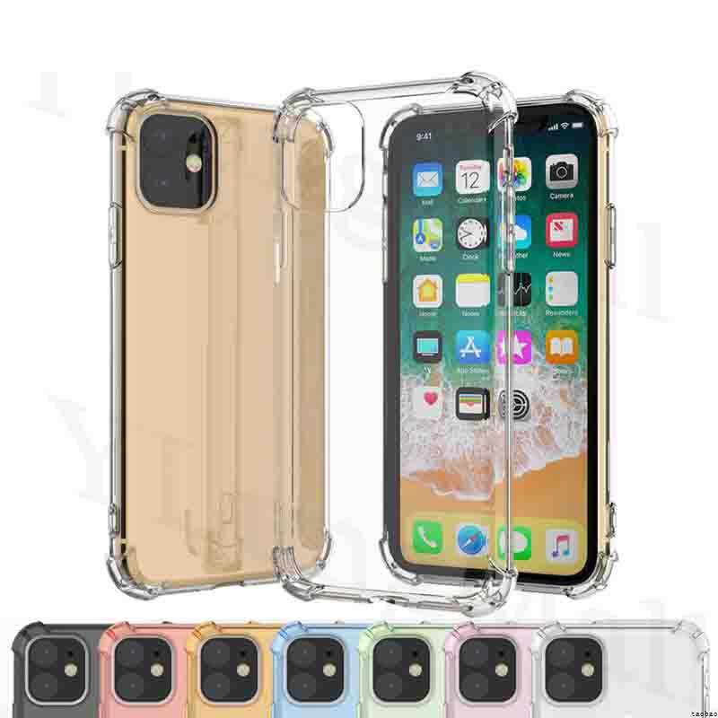 适用iPhone11 12 13 14 15 16 Pro Max Clear Case苹果15/16plus手机壳xsmax xr 78p shockproof cover防摔套