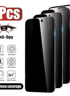 3PCS Privacy Screen Protector for IPhone air 16 15 14 11 12 13 17 Pro Max XS MAX XR X Anti-spy Glass