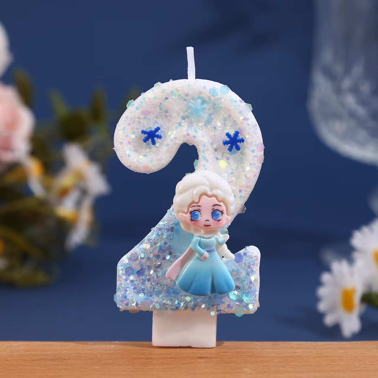 新款冰雪奇缘艾莎蜡烛