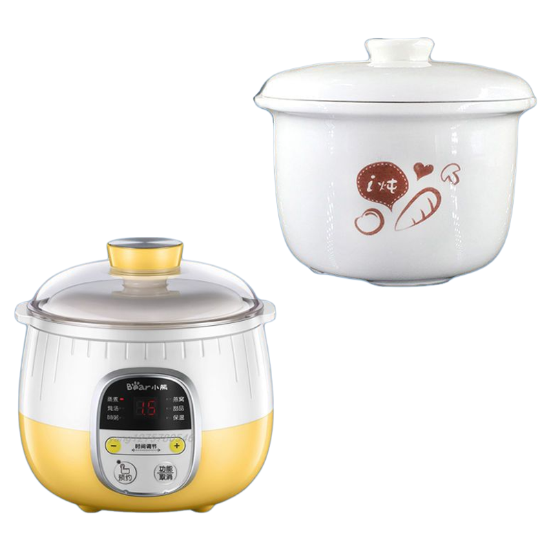 小熊电炖盅配件蒸笼玻璃内胆