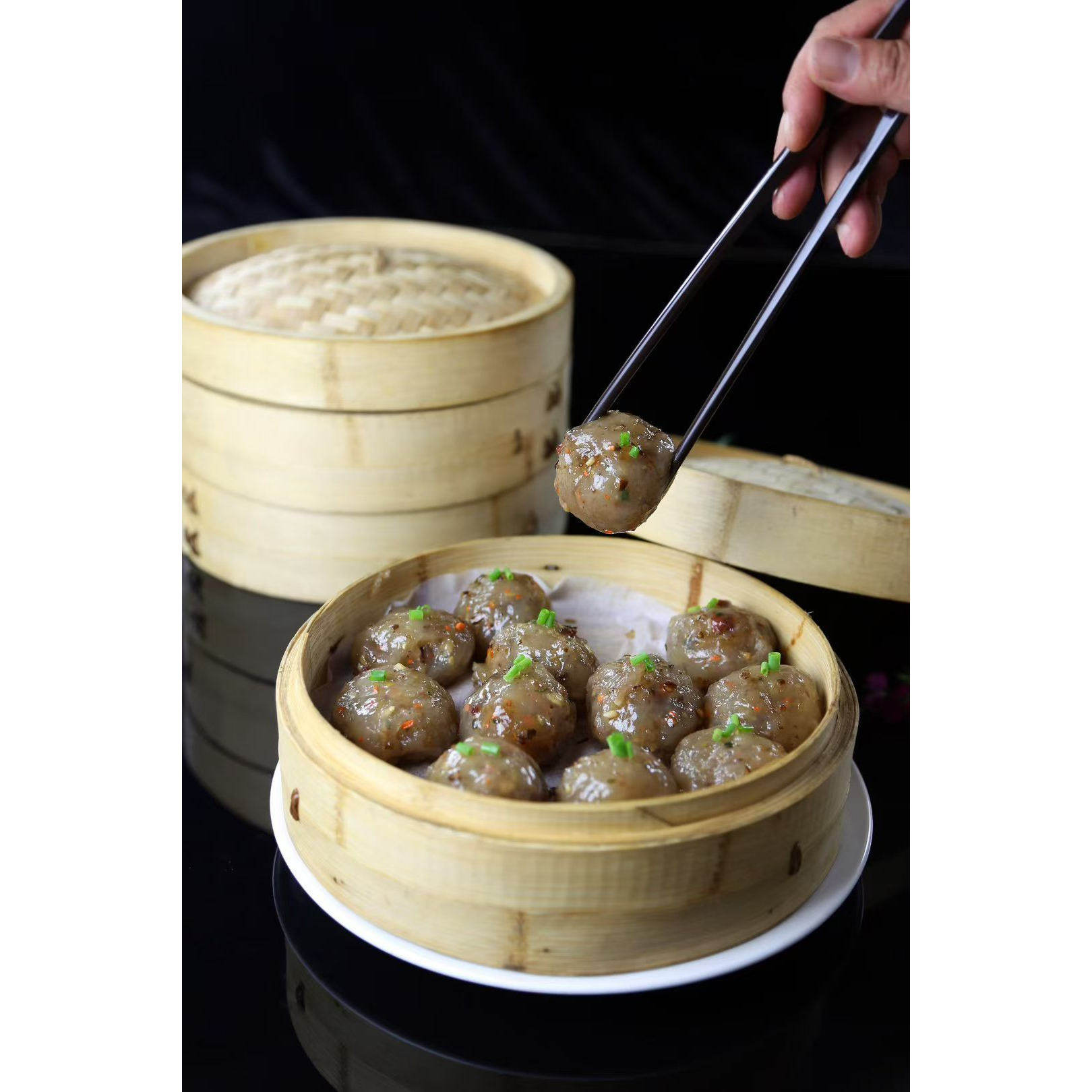 【10袋】黄山葛粉丸子徽州圆子经典徽菜酒店食材 12颗/袋顺丰包邮