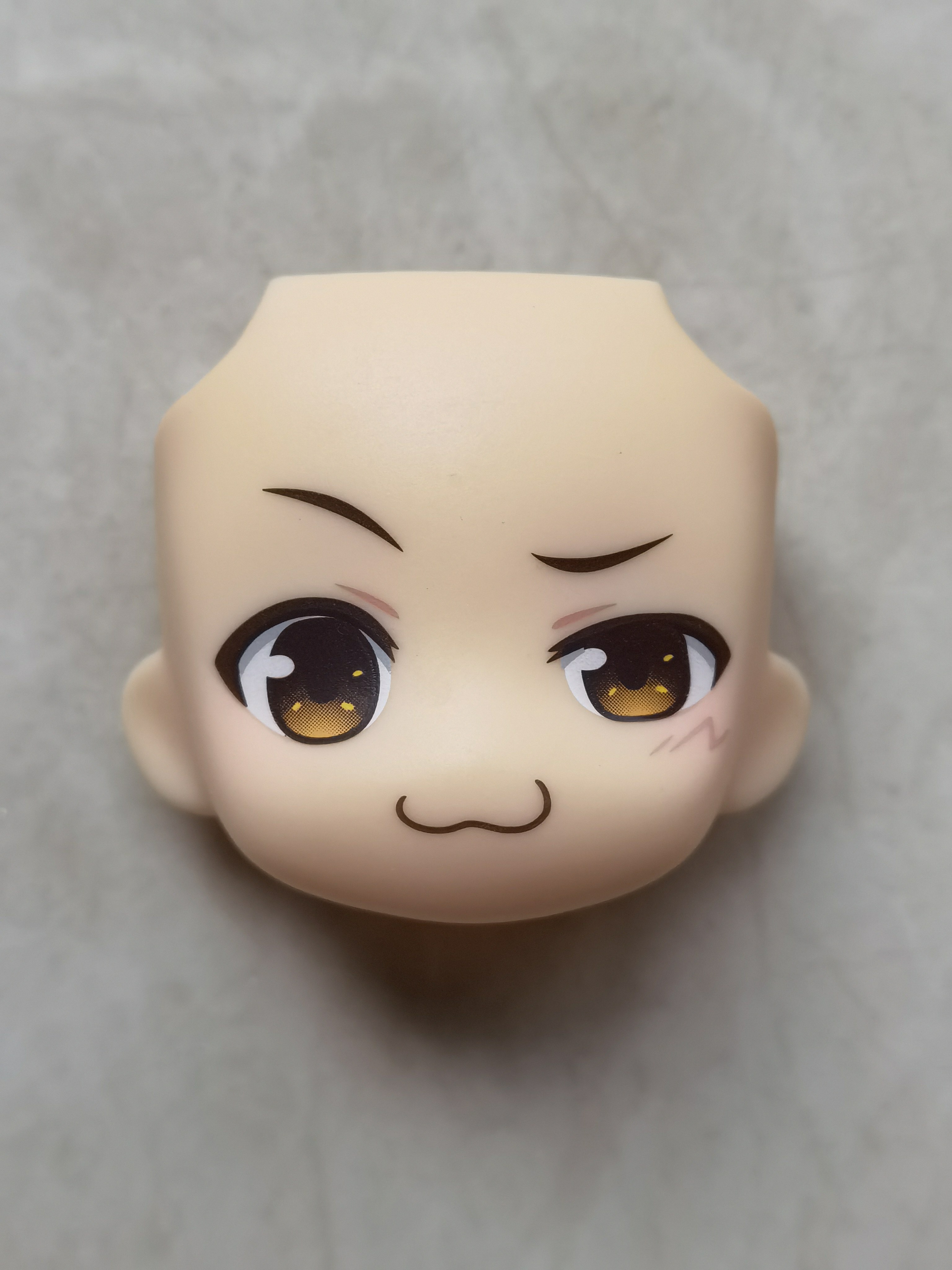 thumbnail for GSC face more clay man substitute face expression crying face OB11 face shell closed eyes face beanie eyes cute universal face