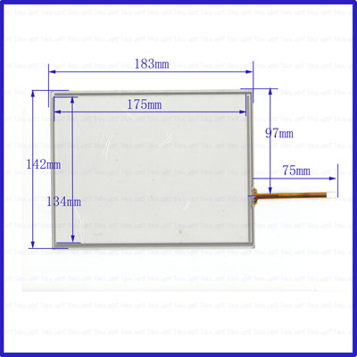 8.4寸四比三SV0844S-02 183*142工控触摸手写外屏幕玻璃 四线电阻