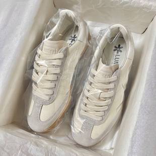 德训鞋 运动休闲情侣小白鞋 男士 平底时尚 女 2026款 LUMES&YHGM真皮版