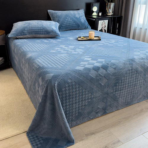 250*270加厚牛奶绒A类高克重毯子