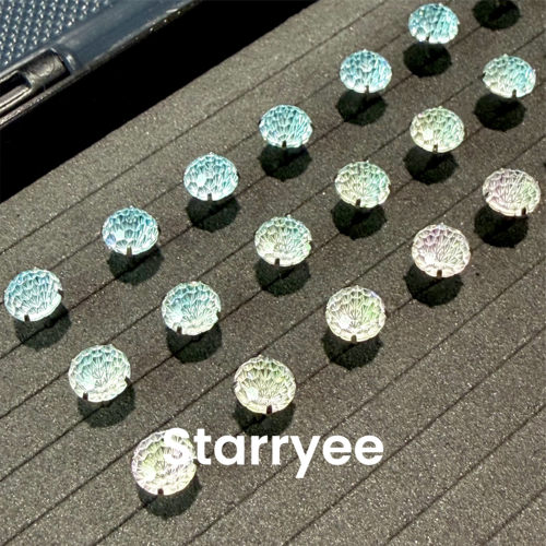 StarryeeF136钛合金6mm华子耳钉