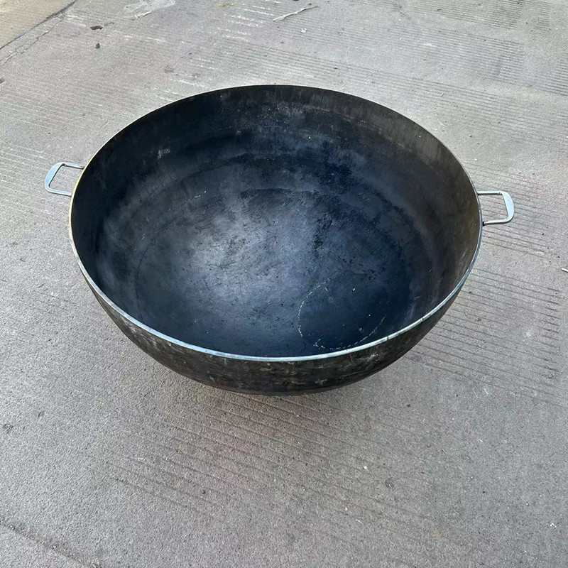 定制特厚加深半球锅6毫米8毫米铁半球特大钢板球体锅做豆腐养殖用