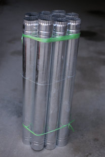 加厚白铁皮烟囱家用蜂窝煤取暖炉柴火炉采暖炉排烟管烟筒三通弯头