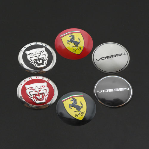 法拉利vossen捷豹车标60mm装饰贴