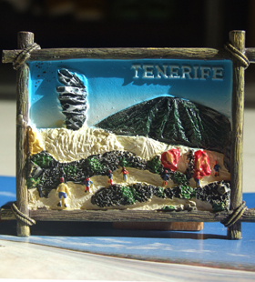 西班牙旅游纪念冰箱贴 特内里费岛Tenerife 泰德峰火山Teide 收藏