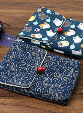 中国风适用周哥 rg351v 掌机游戏机保护套外出便携收纳袋防尘划包