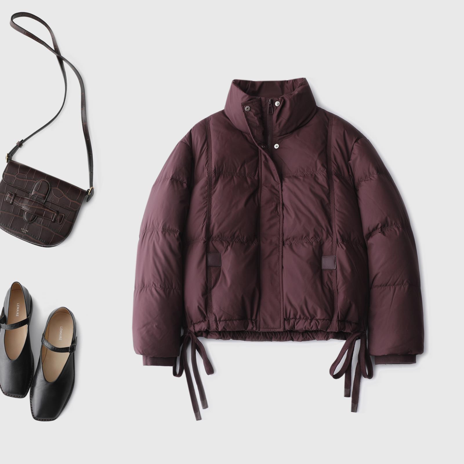 告别臃肿面包服 蓬松保暖不跑绒立领加厚羽绒服 90%高绒子含量