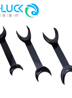 T型开口器牙科张口器侧方扩口器黑色双向口角拉钩厂家直销大中小