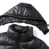 抖音黑金羽绒棉服外套情侣可拆连帽内里装饰背带棉衣9956-P60，男装棉衣，星座1703A