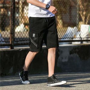 K339/P32男士夏季短裤男韩版潮休闲裤工装宽松大码五分裤沙滩裤图片