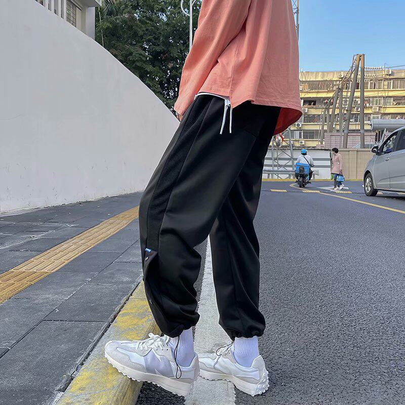 2021春夏新款男士潮流休闲工装卫裤青少年宽松运动裤子男WK88-P25,男装休闲裤,星座1703A