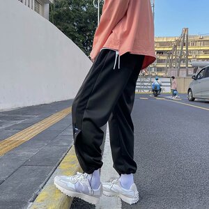 2021春夏新款男士潮流休闲工装卫裤青少年宽松运动裤子男WK88-P25图片