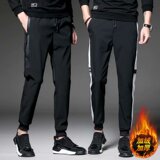 20冬装男士修身小脚哈伦运动卫裤加绒加厚休闲九分裤子K15-P20，男装休闲裤，星座1703A