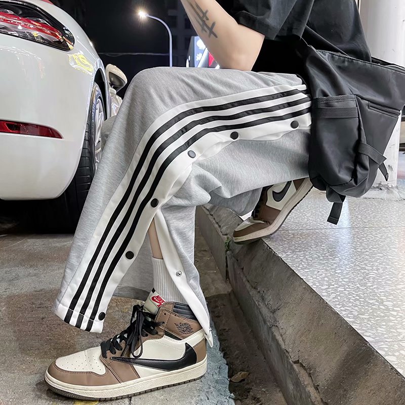 爆款！点击炒好！排扣裤篮球裤嘻哈训练裤运动裤休闲裤子KZ13-P28图片