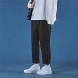 牛仔裤男春季潮流休闲百搭韩版ins潮直筒修身小脚九分裤N945-P30，男装牛仔裤，星座1703A