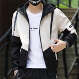 20秋冬个性袖袋设计加绒外套青年男士连帽时尚印花夹克601-P50，男装夹克，星座1703A
