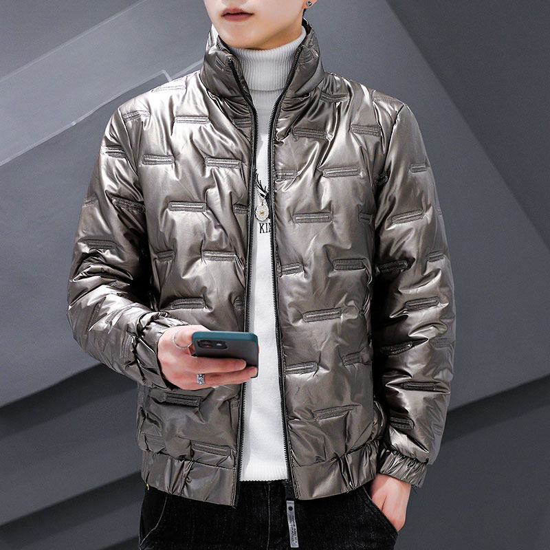 2021亮面棉衣男冬季外套韩版立领修身加厚保暖棉袄棉服S016,男装棉衣,星座1703A