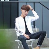 白色3杆夹克