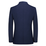 立领西装风男休闲商务中式西服上衣中山装微弹力D2065P150，男装西服套装，电商D326B（原电商D310-1）