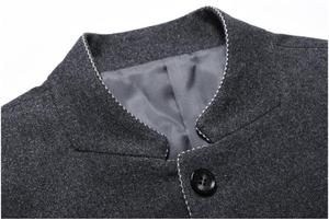 长期做货 风休闲西装立领男士西服套装中山装 TZ6622-P210图片