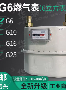 工业g10g25g6立方商用燃天然气表