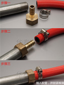 水管天然气铜接头配件 软管接头 4分全铜内牙宝塔咀 内丝宝塔嘴