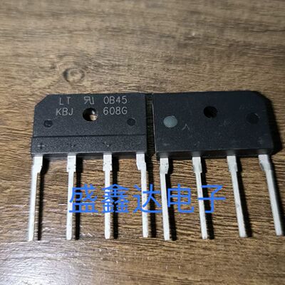 KBJ608G KBJ608 6A 800V 整流桥堆 扁桥KBJ 全新原装