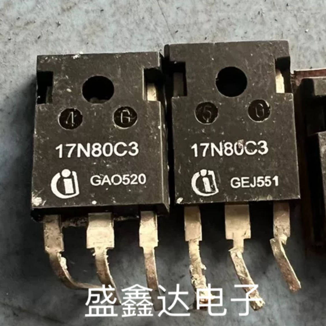 原装进口拆机 SPW17N80C3W 17N80C3 17A/800V TO-247 MOS场效应管