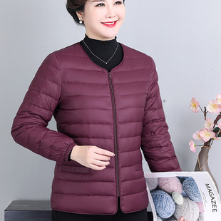 妈妈装羽绒内胆女中老年人轻薄款大码防寒服贴身内穿小棉袄