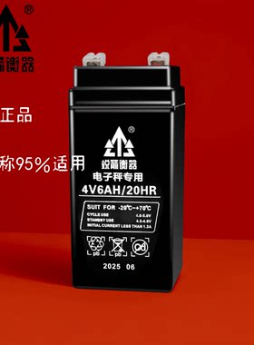 正品锐箭通用电池蓄电瓶6ah衡器