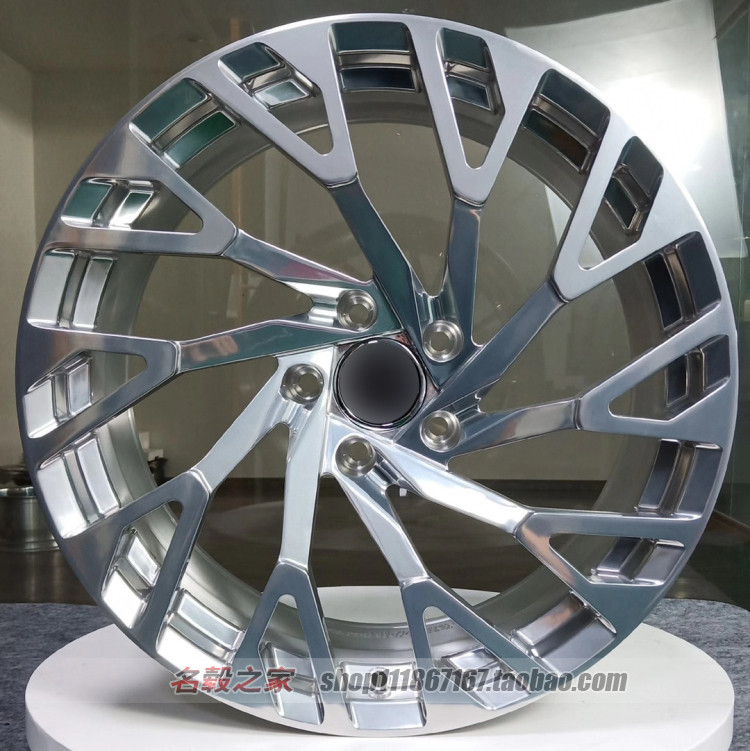 适用奥迪A8 A7 A6 Q8 A5 Q7 RS7 S8奔驰宝马捷豹野马锻造抛光轮毂