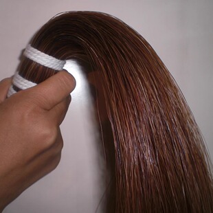 棕色弓毛250养殖马尾60/70 琴尾弓毛 拂尘刺绣 工艺品编织衬布毛