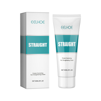 Hair straightening cream care for damaged split ends 直发霜