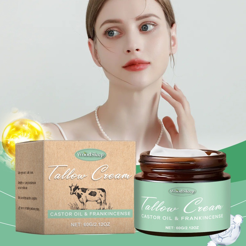 Grass Fed Beef Tallow with Frankincense Oil Castor oil面霜