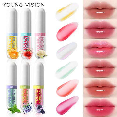 Color Lip Oil Lip Gloss Available in 6 Colors 唇釉