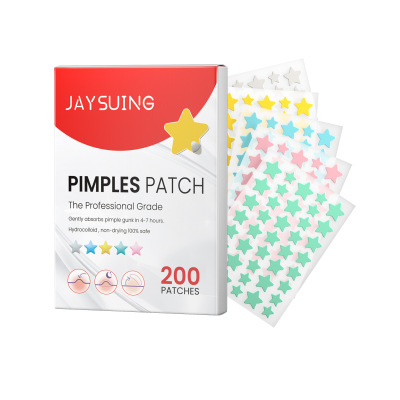 200pcs Star Pimple Patch Acne Colorful Invisible Acne Remova