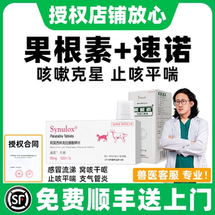 果根素狗狗甘胆口服液宠物果根素猫鼻支感冒药咳嗽犬窝咳药速诺