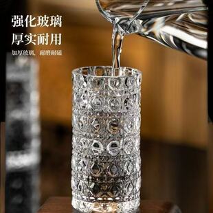 新款轻奢浮雕宝石纹shot杯套装子弹杯白酒杯b52鸡尾酒杯架洋酒杯