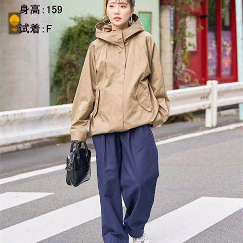 freaks宽松休闲短夹克防风防水