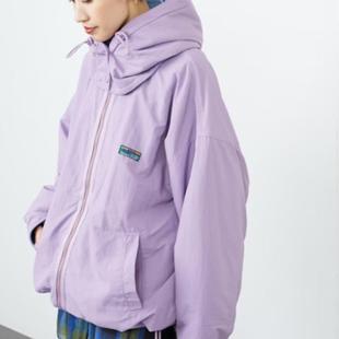 freaks store25新款宽松连帽中长款加厚保暖外套两面穿风衣夹克