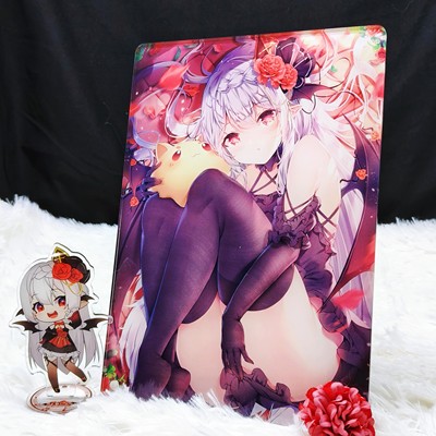 穆小泠可爱海报吸血鬼睡衣