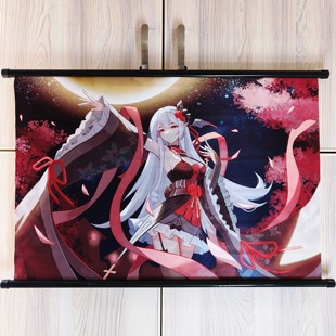 暗黑绝世舞姬 白发红瞳吸血鬼 挂画 装饰 穆小泠1-02