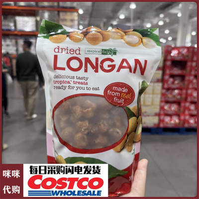 泰国进口LONGAN干龙眼桂圆肉开市客代购热带水果干零食袋装397g