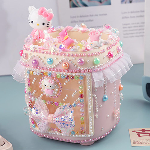手创玩艺奶油胶笔筒益智手工DIY