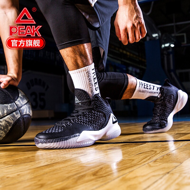 匹克篮球鞋男高帮运动鞋新款帕克实战态极战靴球鞋男透气减震夏季
